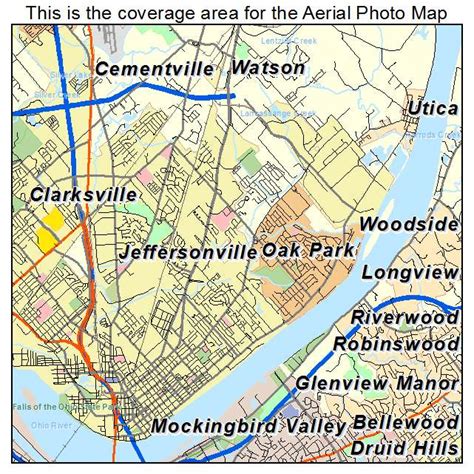 city of jeffersonville indiana map.